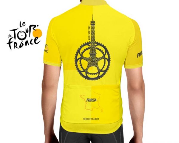 Camisas-ciclismo-hombre-manga-corta-forza-Tour-de-francia-Recreativa-3